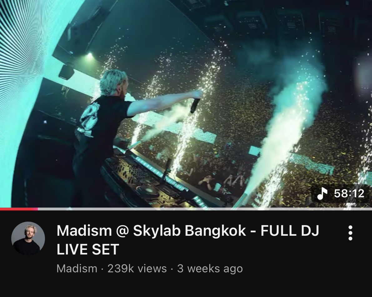 Madism @ Skylab Bangkok - Full DJ Live Set